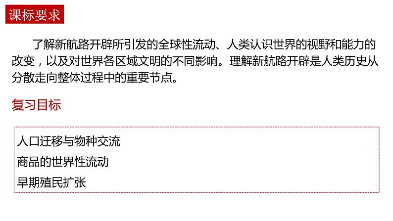 2023统编版高三历史一轮复习全球联系的初步建立和世界格局的演变课件第2页