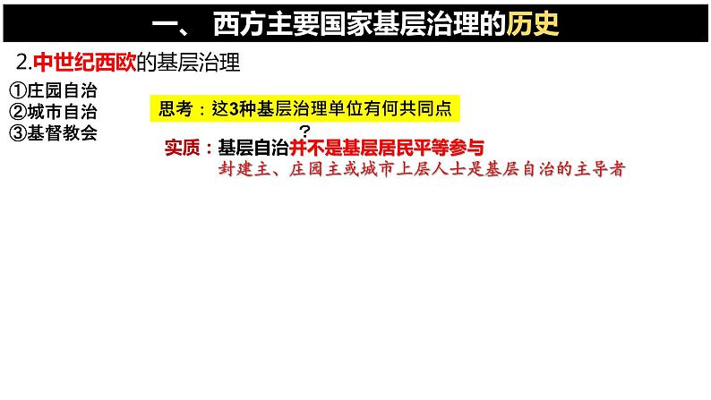 第18课 世界主要国家的基层治理与社会保障课件---2022-2023学年高中历史统编版2019选择性必修106