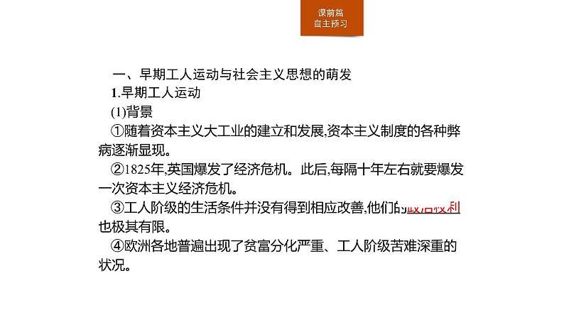 人教版高中历史下册第五单元《第11课　马克思主义的诞生与传播》第3页