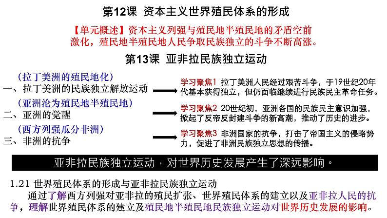 亚非拉民族独立运动课件--2023届高三统编版（2019）历史一轮复习第3页