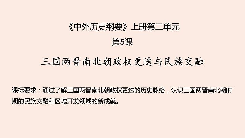 纲要上第二单元一轮复习课件第2页