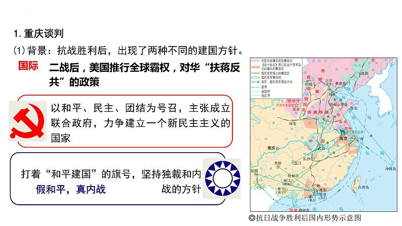 第25课 人民解放战争课件高中历史统编版必修中外历史纲要上册 (9)第6页