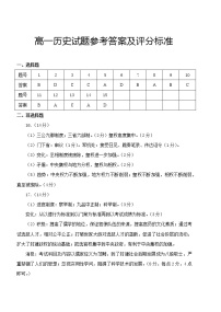 山东省泰安市肥城市2022-2023学年高一上学期期中考试历史试题