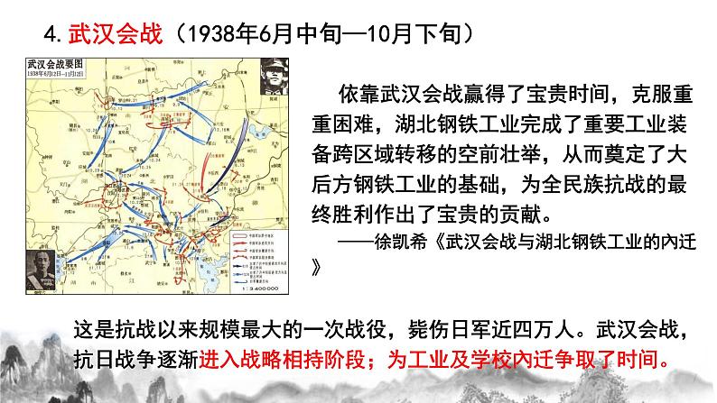 部编版高中历史必修《中外历史纲要》上册第24课全民族浴血奋战与抗日战争的胜利课件第5页