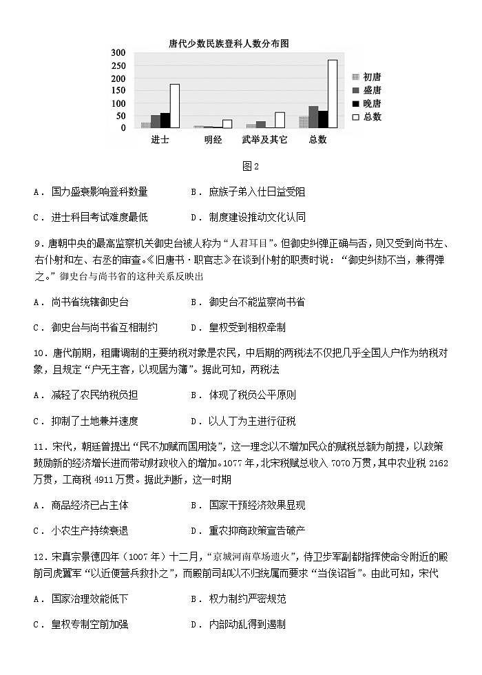 2023山西大学附中高三年级11月期中考试历史试题含答案03