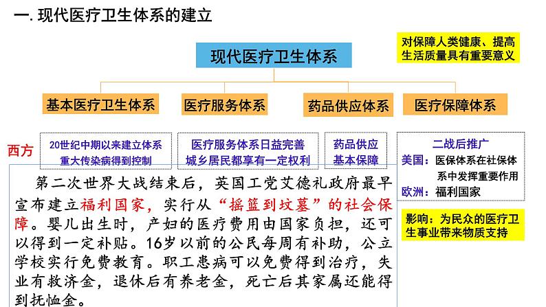 第15课 现代医疗卫生体系与社会生活 课件第2页