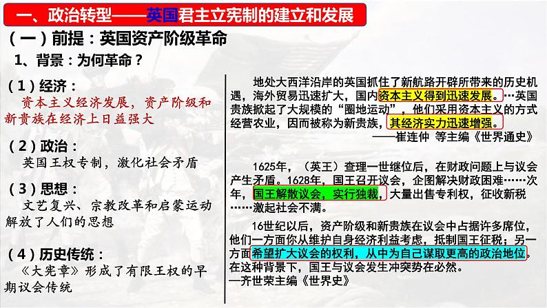 第9课 资产阶级革命与资本主义制度的确立课件--2023届高三统编版（2019）历史一轮复习第6页