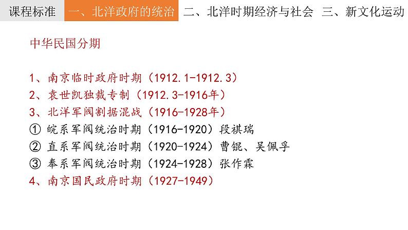 第23课 北洋军阀统治时期的政治、经济与文化课件--2023届高三统编版（2019）历史一轮复习第4页