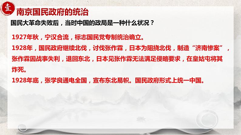 第22课《南京国民政府的政治和中国共产党开辟革命新道路》课件+教案+同步练习06