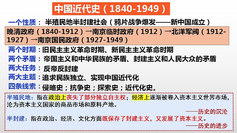 专题2（一） 近代中国反侵略、求民主的潮流 课件--2023届高三历史一轮复习02