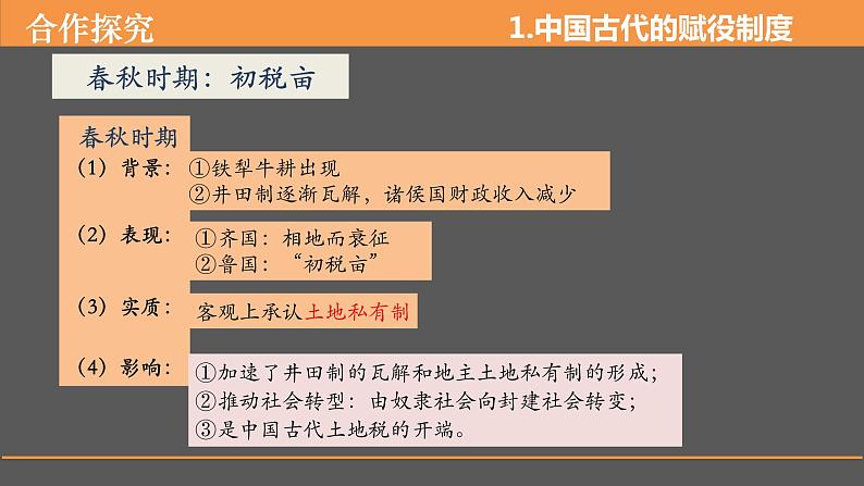 2022-2023学年高中历史统编版（2019）选择性必修1第16课 中国赋税制度的演变 课件第8页