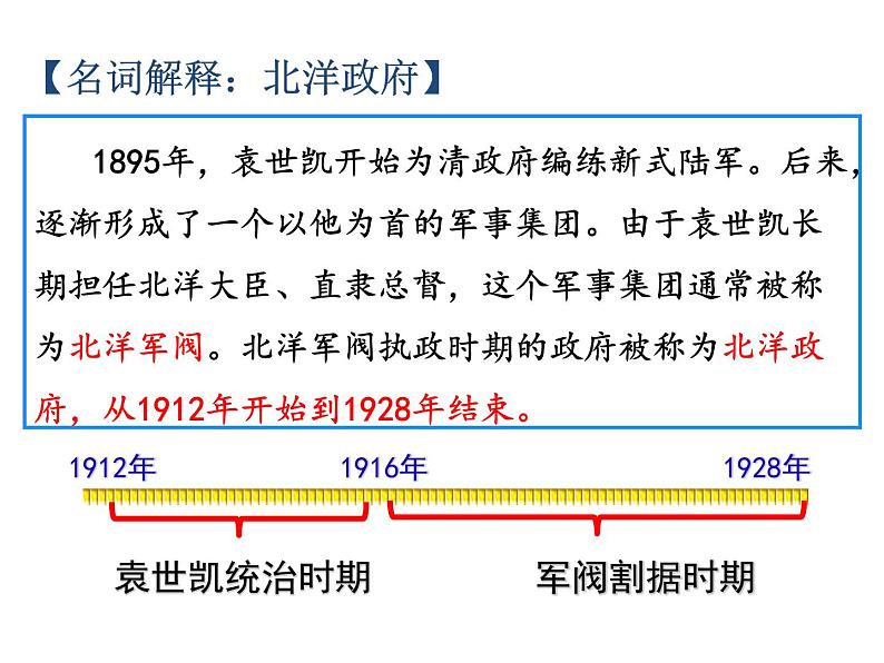 第20课 北洋军阀统治时期的政治、经济与文化 课件第3页