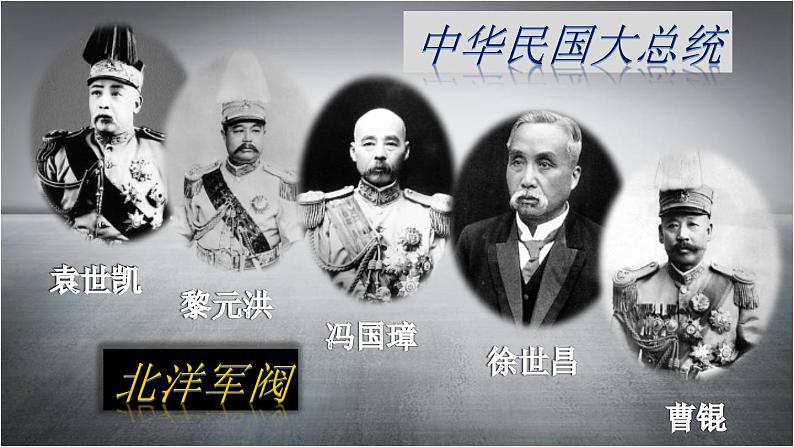 第20课 北洋军阀统治时期的政治、经济与文化 课件01