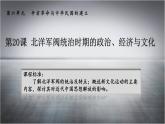 第20课 北洋军阀统治时期的政治、经济与文化 课件