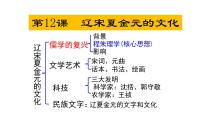 第12课 辽宋夏金元的文化 课件--2023届高三统编版（2019）必修中外历史纲要上一轮复习