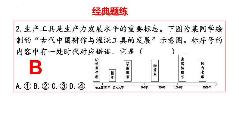 第二单元 生产工具与劳作方式 课件--2023届高考统编版历史选择性必修二 一轮复习第8页