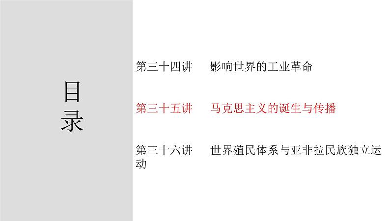 第三十五讲  马克思主义的诞生与传播 课件--2023届高三统编版（2019）必修中外历史纲要下一轮复习第2页