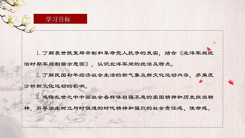 （纲要上）（第20课北洋军阀统治时期的政治、经济与文化）课件第3页