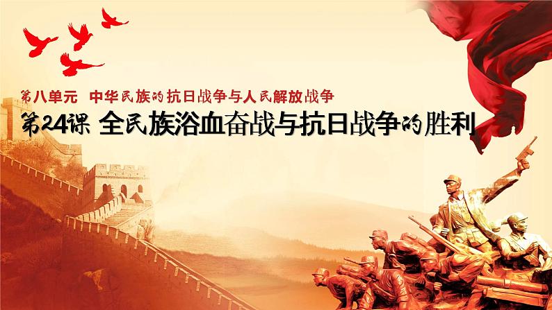 必修上《全民族浴血奋战与抗日战争的胜利》课件第7页