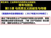 （必修下）（第11课马克思主义的诞生与传播）课件PPT