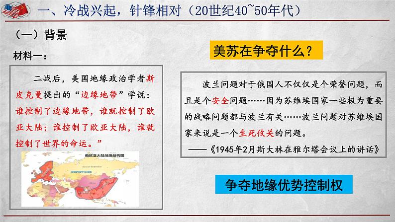 必修下+《冷战下的德国——冷战与国际局势的演变》课件PPT第7页