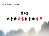 2022-2023学年高中历史统编版（2019）选择性必修二第1课 从食物采集到食物生产 课件