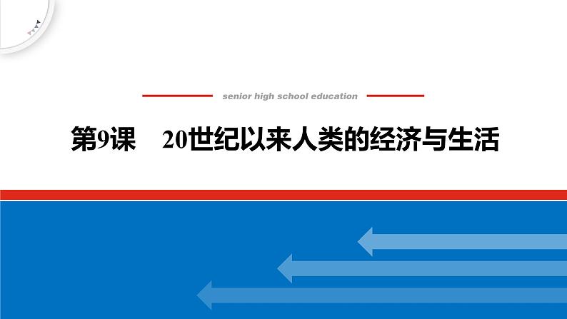 第9课 20世纪以来人类的经济与生活 课件--2022-2023学年高中历史统编版（2019）选择性必修二经济与社会生活01