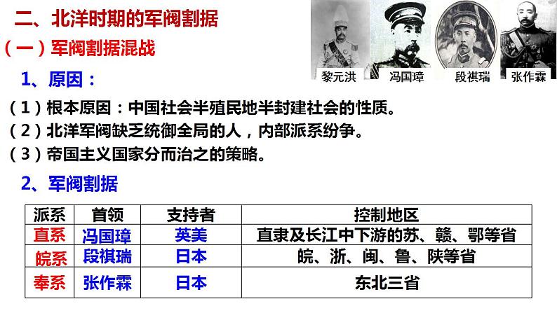 第20课 北洋军阀统治时期的政治、经济与文化 课件--2022-2023学年高中历史统编版（2019）必修中外历史纲要上册第5页