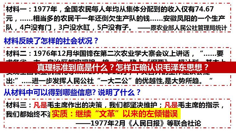 第28课 中国特色社会主义道路的开辟与发展 课件--2022-2023学年高中历史统编版（2019）必修中外历史纲要上册03