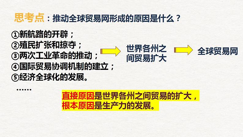 第10课 近代以来的世界贸易与文化交流的扩展课件--2022-2023学年高中历史统编版（2019）选择性必修三08