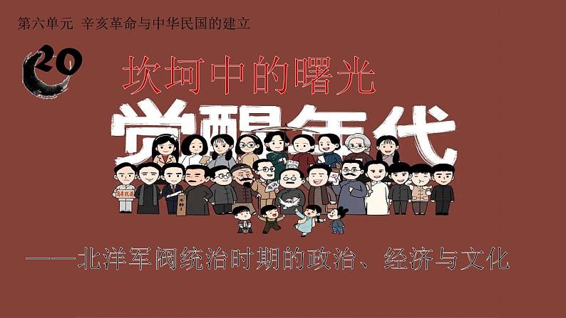 第20课《北洋军阀统治时期的政治、经济与文化》课件---2022-2023学年高中历史统编版（2019）必修中外历史纲要上册01