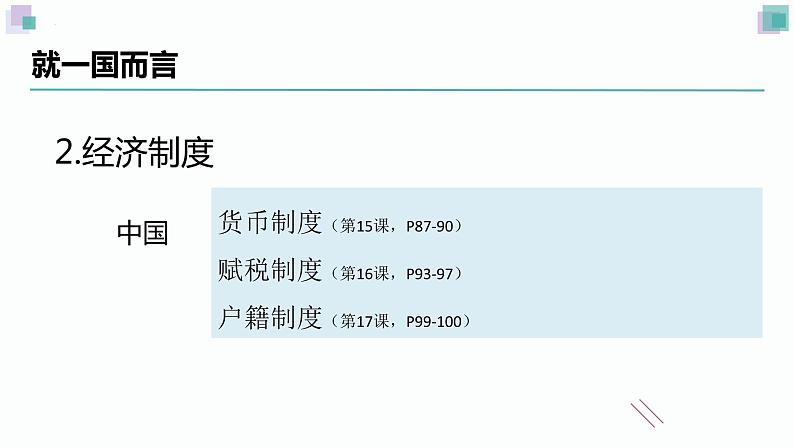 2022-2023学年高中历史统编版（2019）选择性必修一国家制度与社会治理教材框架逻辑 课件第7页