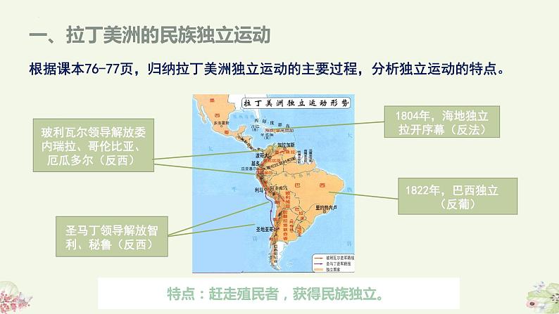 第13课 亚非拉民族独立运动课件--2022-2023学年统编版（2019）高中历史必修中外历史纲要下册03