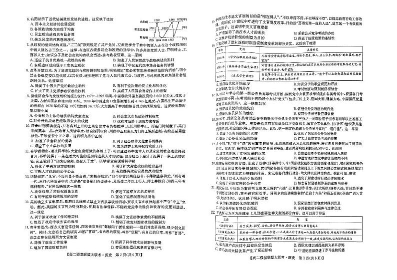 河南省洛阳市2022-2023学年10月强基联盟大联考高二历史试题第2页