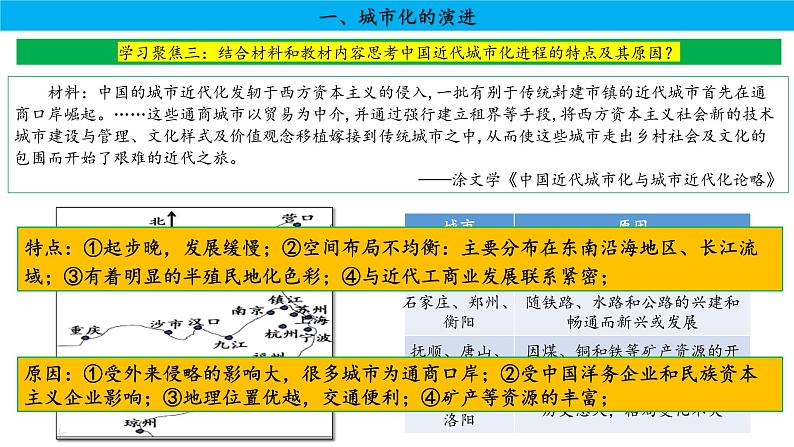 第11课 近代以来的城市化进程课件---高中历史统编版2019选择性必修204