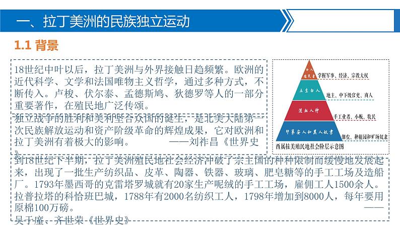 高一历史下第13课 亚非拉民族独立运动课件（中外历史纲要下）第5页