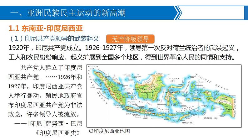 高一历史下第16课 亚非拉民族民主运动的高涨课件（中外历史纲要下）08