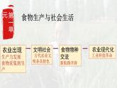 第一单元 食物生产与社会生活 课件--2022-2023学年高中历史统编版（2019）选择性必修二经济与社会生活
