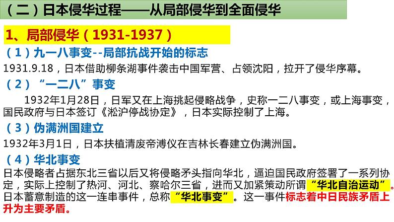 第23课从局部抗战到全面抗战 课件--2022-2023学年高中历史统编版（2019）必修中外历史纲要上册第7页