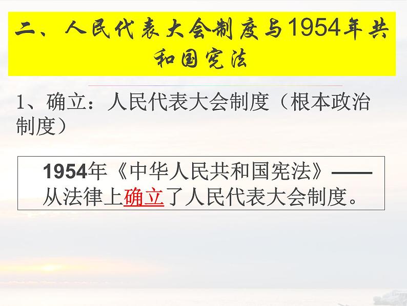 高中历史第37讲 新中国的政治建设-备战2021届高考历史一轮复习之夯实基础精品课件（岳麓版）06