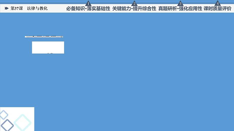 高中历史第37课 法律与教化 课件 练习题第2页