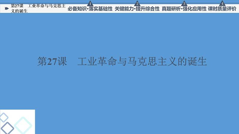 高中历史一轮复习第27课 工业革命与马克思主义的诞生 课件 练习题第6页