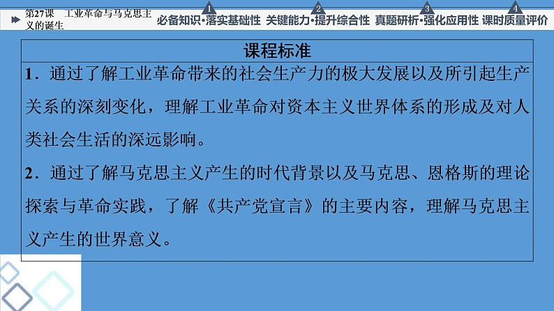 高中历史一轮复习第27课 工业革命与马克思主义的诞生 课件 练习题第7页