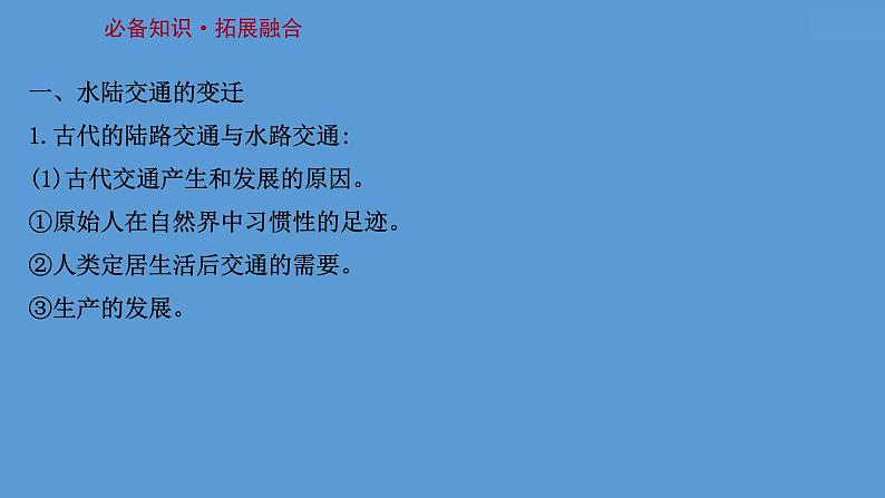 高中历史第三十单元 交通与社会变迁 课件第5页