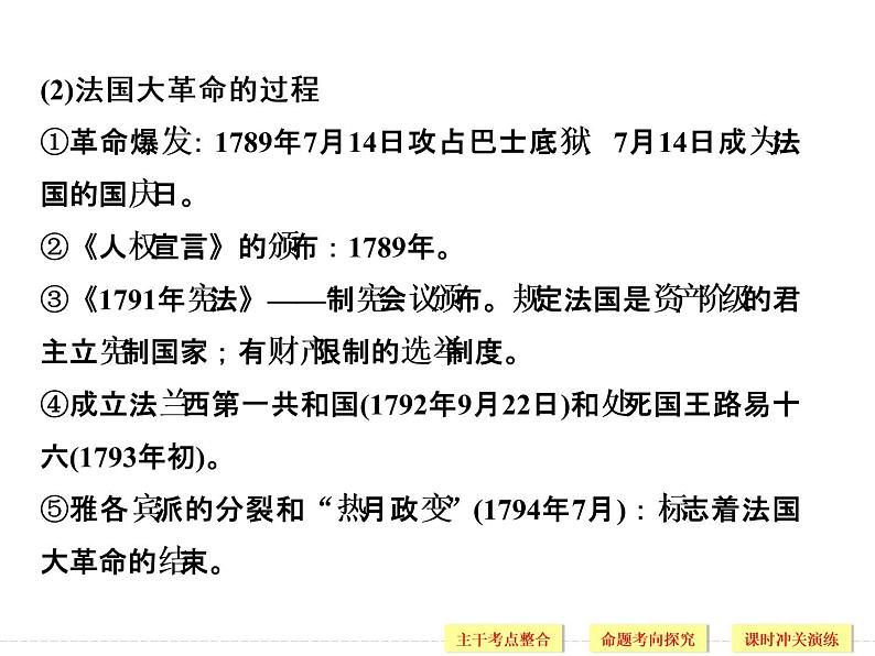 高中历史高考历史二轮复习课件：选修2+近代社会的民主思想与实践（人教版）第8页