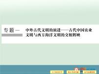 高中历史高考历史二轮复习课件：专题1+中外古代文明+第1讲+古代中华文明的奠基、形成和发展（人教版）