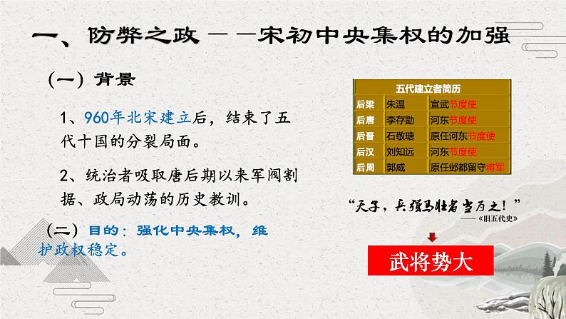 第9课 两宋的政治和军事课件---2022-2023学年高中历史统编版必修中外历史纲要上册第3页