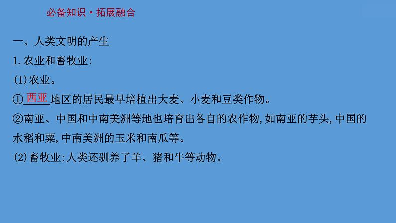 高中历史课题29 文明的产生与早期发展 课件第3页