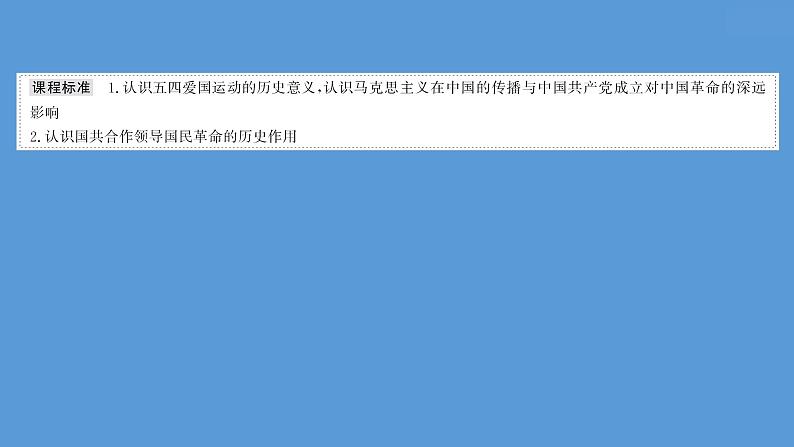 高中历史课题21 五四运动与中国共产党的诞生 课件第2页