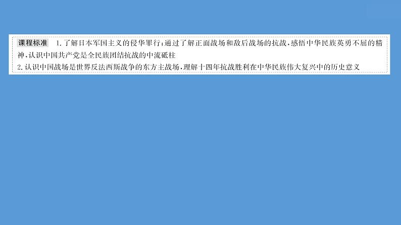 高中历史课题23 抗日战争 课件02